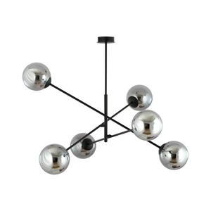 EMIBIG Luster na tyči LINEAR 6xE14/10W/230V čierna/šedá 1167/6 vyobraziť