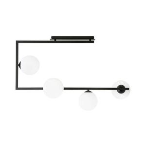 EMIBIG Luster na tyči SOMA 4xE14/10W/230V čierna/biela 1291/4 vyobraziť