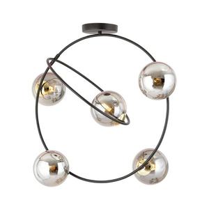 EMIBIG Luster na tyči STARDOM 5xE14/10W/230V čierna/šedá 1292/5 vyobraziť