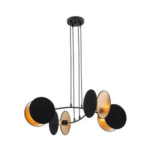 EMIBIG Luster na lanku MOTIF 4xE14/10W/230V čierna 1325/4 vyobraziť