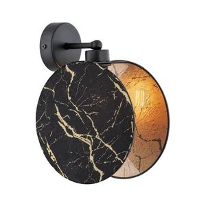 EMIBIG Nástenná lampa MOTIF 1xE27/15W/230V čierna/zlatá 1327/K1 vyobraziť