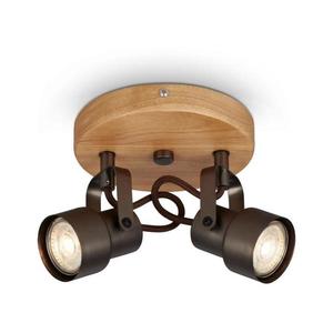 Briloner 2872-025R - LED Bodové svietidlo SPOTLIGHT 2xGU10/5W/230V hnedá 2872-025R vyobraziť