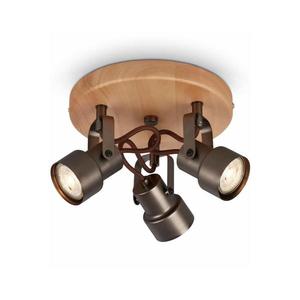 Briloner 2872-035 - LED Bodové svietidlo SPOTLIGHT 3xGU10/5W/230V hnedá 2872-035 vyobraziť