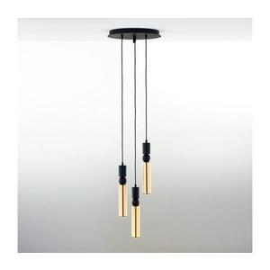 Jupiter 2016 - Luster na lanku ALAS 3xGU10/10W/230V zlatá/čierna 2016 vyobraziť