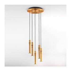 Jupiter 2020 - Luster na lanku ALAS 5xGU10/10W/230V zlatá 2020 vyobraziť