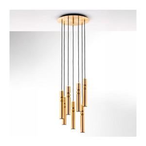 Jupiter 2021 - Luster na lanku ALAS 7xGU10/10W/230V zlatá 2021 vyobraziť