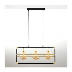 Jupiter 2027 - Luster na lanku FIORI 3xG9/10W/230V čierna/zlatá/béžová 2027 vyobraziť