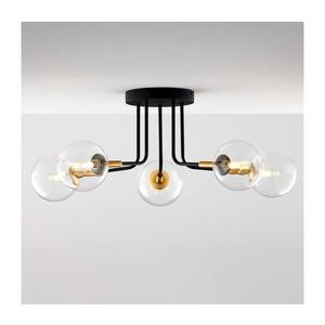 Jupiter 2040 - Luster na tyči BURANO 5xG9/10W/230V čierna/zlatá/číra 2040 vyobraziť