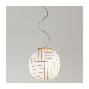 SIRU - Luster na lanku CARTESIO 1xE27/60W/230V zlatá/biela benátske sklo MS663-030BLL vyobraziť