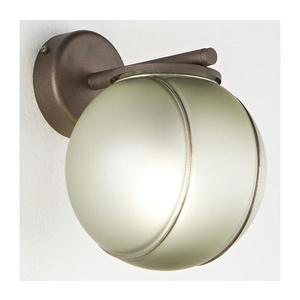 SIRU - Nástenná lampa FLORET 1xE14/40W/230V hnedá/šedá benátske sklo MB665-020FULA vyobraziť