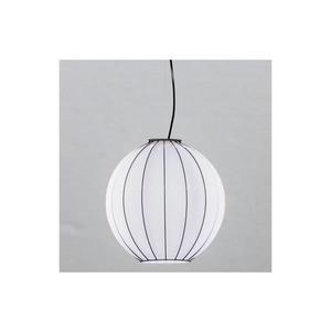 SIRU - Luster na lanku SFERA 1xE27/60W/230V pr. 42 cm čierna/biela benátske sklo RS312-040BLL vyobraziť