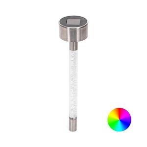 B.V. - LED RGB Solárna lampa LED/0, 006W/1, 2V 36, 7cm chróm IP44 B10201NN1 vyobraziť