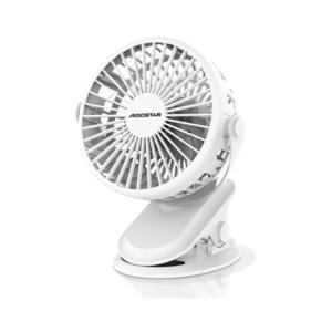 B.V. - Nabíjací stolný látor s klipom 4W/5V 1500mAh biela B30101LTE vyobraziť