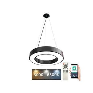 LED Stmievateľný luster na lanku LED/45W/230V 3000-6500K čierna + diaľkové ovládanie LCL7421R-H vyobraziť