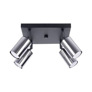 SL.1370 - Bodové svietidlo WINX 4xGU10/10W/230V čierna/chróm SL.1370 vyobraziť