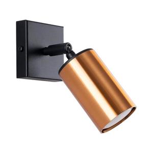SL.1374 - Nástenné bodové svietidlo WINX 1xGU10/10W/230V čierna/meď SL.1374 vyobraziť