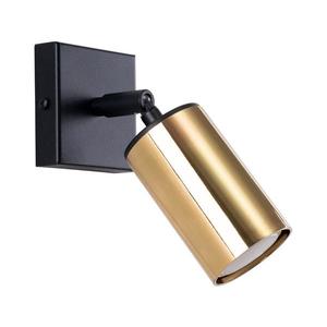 SL.1382 - Nástenné bodové svietidlo WINX 1xGU10/10W/230V čierna/zlatá SL.1382 vyobraziť