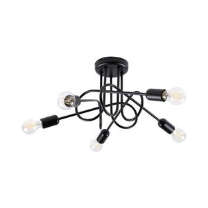 SL.1435 - Prisadený luster LOOP 5xE27/15W/230V čierna SL.1435 vyobraziť