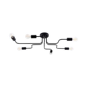 SL.1447 - Prisadený luster VECTOR 6xE27/15W/230V čierna SL.1447 vyobraziť