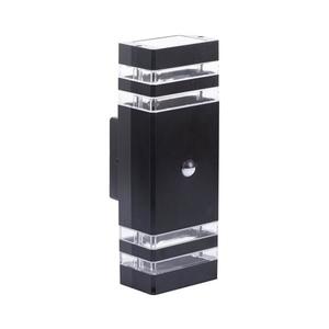 Vonkajšie nástenné svietidlo so senzorom BREZZA 2xGU10/35W/230V IP65 5903271845217 vyobraziť