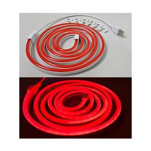 LED Flexibilný pásik NEON LED/5V USB 1, 8 m červená 008 0001126 vyobraziť