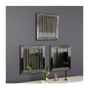 SADA 3x Nástenné zrkadlo OTTO 40x40 cm strieborná 116SAM1126 vyobraziť