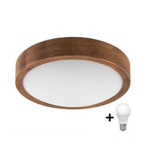 Brilagi - LED Stropné svietidlo CARVALHO SLIM 1xE27/60W/230V dub čerešňa pr. 27 cm 8590828607137 vyobraziť