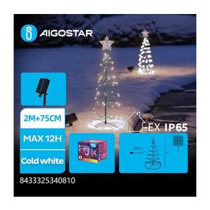 B.V. - LED Solárna vianočná dekorácia LED/0, 26W/3, 7V 75cm IP65 studená biela B10201Q7Y vyobraziť