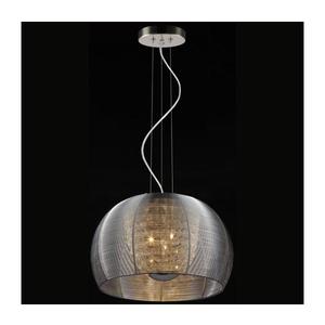 Searchlight 20019 - Luster na lanku 3xE14/40W/230V pr. 35 cm dymová 20019 vyobraziť