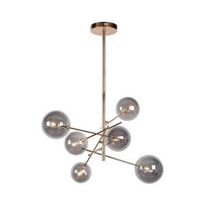 Lucide 46417/06/10 - LED Luster na tyči ALARA 6xG4/1, 5W/230V zlatá 46417/06/10 vyobraziť