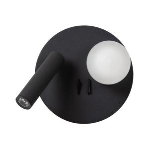 Lucide 77286/02/30 - LED Nástenné svietidlo MATIZ 2xLED/3, 5W/230V USB čierna 77286/02/30 vyobraziť