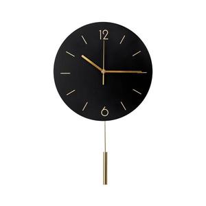 Nástenné hodiny s kyvadlom pr. 30 cm 1xAA čierna/zlatá PZLKB vyobraziť