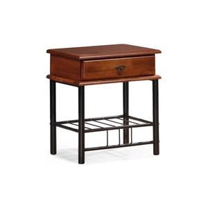 Halmar Nočný stolík FIONA 55x48 cm hnedá/čierna V-CH-FIONA-SZAFKA_N-CZEREŚNIA_ANT vyobraziť