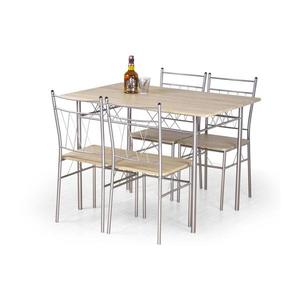 Halmar Jedálenský set FAUST kov/dub sonoma V-CH-FAUST-ZESTAW vyobraziť