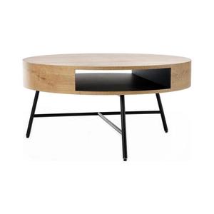 Halmar Konferenčný stolík CAMILA 41x80 cm zlatý dub/čierna V-CH-CAMILA-LAW vyobraziť