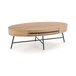 Halmar Konferenčný stolík CAROLINA 41x120 cm zlatý dub/čierna V-CH-CAROLINA-LAW vyobraziť