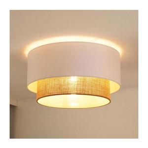 - Stropné svietidlo BOHO 1xE27/15W/230V pr. 45 cm biela/hnedá 605939 vyobraziť