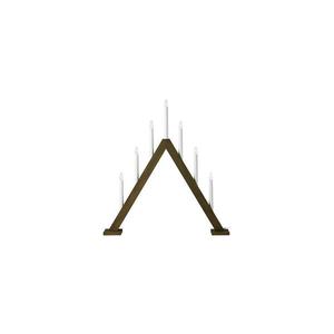 Markslöjd 706227 - Vianočný svietnik ARIELE 7xE10/3W/230V drevo/biela 706227 vyobraziť