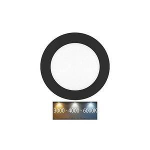 LED-WSL-CCT/6W/CR - LED Podhľadové svietidlo LADA LED/6W/230V IP44 čierna LED-WSL-CCT/6W/CR vyobraziť