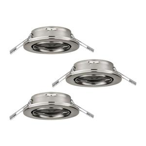 Eglo 75675-SADA 3x Kúpeľňové podhľad. svietidlo AGULO 1xGU10/35W/230V IP23 chróm 75675 vyobraziť