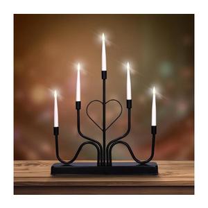 Brilagi - LED Vianočný svietnik LED/2xAA čierna 1v280-OEM1 vyobraziť