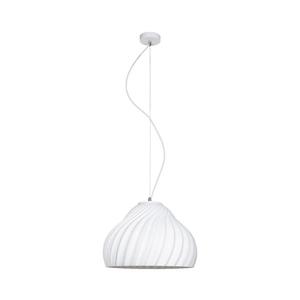 HEXE Luster na lanku SILVO 1xE27/60W/230V pr. 38 cm biela 0290 vyobraziť