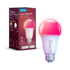 Govee - LED RGBWW Stmievateľná žiarovka Smart E27/9W/230V 2700-6500K Wi-Fi H6004CC1 vyobraziť