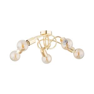 Prisadený luster FARTA 5xE27/15W/230V zlatá 63262 vyobraziť