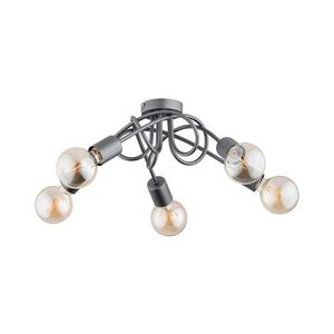 Prisadený luster INTER 5xE27/15W/230V šedá 63196 vyobraziť