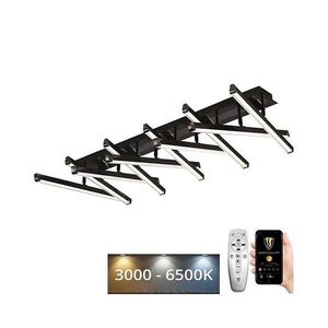 LED Stmievateľný prisadený luster LED/125W/230V 3000-6500K + diaľkové ovládanie J3372/BCH vyobraziť