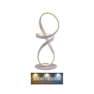 LED Stmievateľná stolná lampa LED/26W/230V 3000/4000/6500K biela JT1303/W vyobraziť