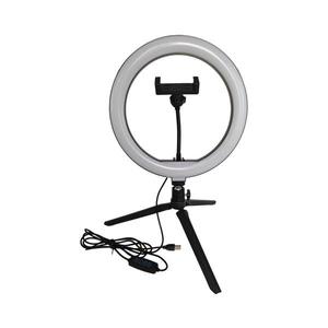 LED Stmievateľná lampa so statívom a držiakom na vlogovanie LED/10W/5V 2700-6500K 327604 vyobraziť