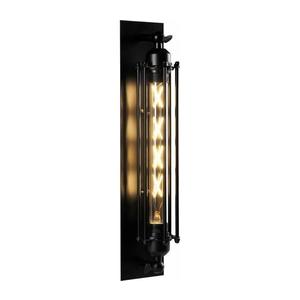 Nástenné svietidlo RETRO 1xE27/20W/230V čierna 326584 vyobraziť