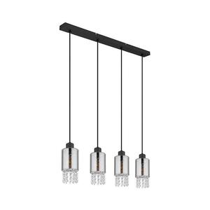 Globo 15799-4H - Luster na lanku BACKEY 4xE27/40W/230V čierna 15799-4H vyobraziť